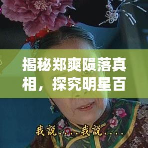 揭秘郑爽陨落真相，探究明星百度风波背后的原因