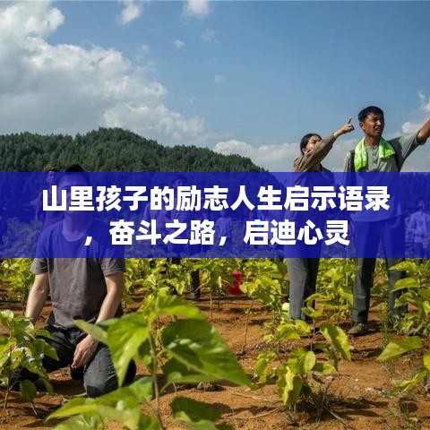 山里孩子的励志人生启示语录，奋斗之路，启迪心灵