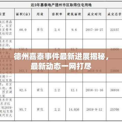 德州嘉泰事件最新进展揭秘，最新动态一网打尽