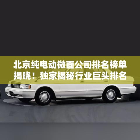 北京纯电动微面公司排名榜单揭晓！独家揭秘行业巨头排名