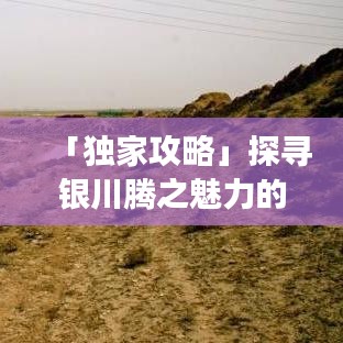 「独家攻略」探寻银川腾之魅力的梦幻之旅
