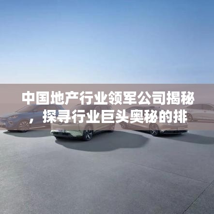 中国地产行业领军公司揭秘，探寻行业巨头奥秘的排名榜单！