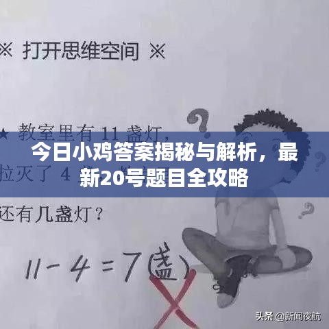 今日小鸡答案揭秘与解析，最新20号题目全攻略