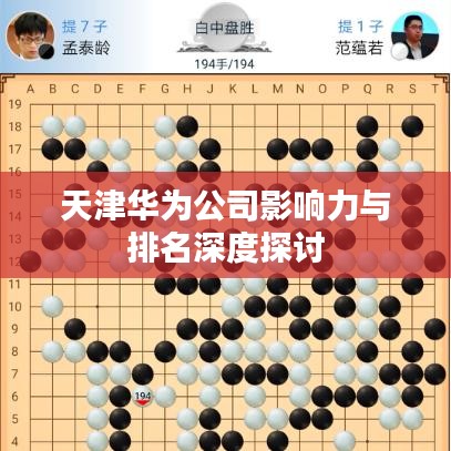 天津华为公司影响力与排名深度探讨