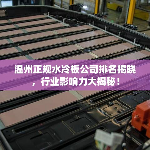 温州正规水冷板公司排名揭晓，行业影响力大揭秘！