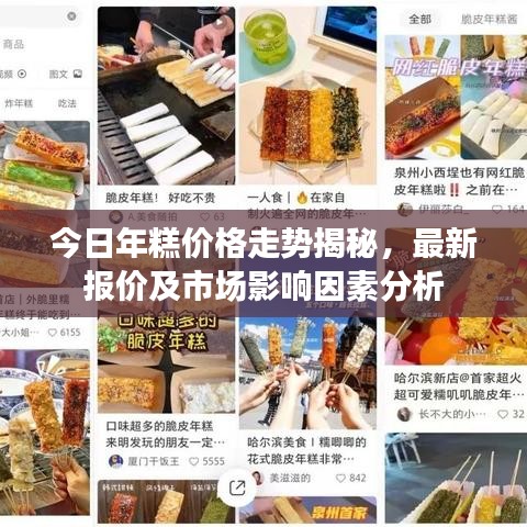 今日年糕价格走势揭秘，最新报价及市场影响因素分析