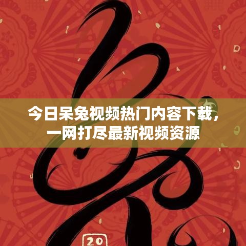 今日呆兔视频热门内容下载，一网打尽最新视频资源
