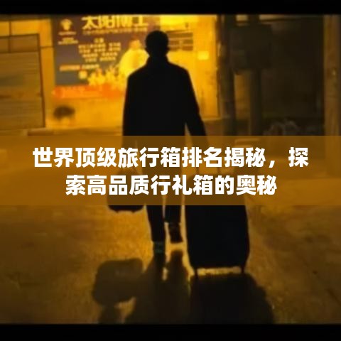 世界顶级旅行箱排名揭秘，探索高品质行礼箱的奥秘