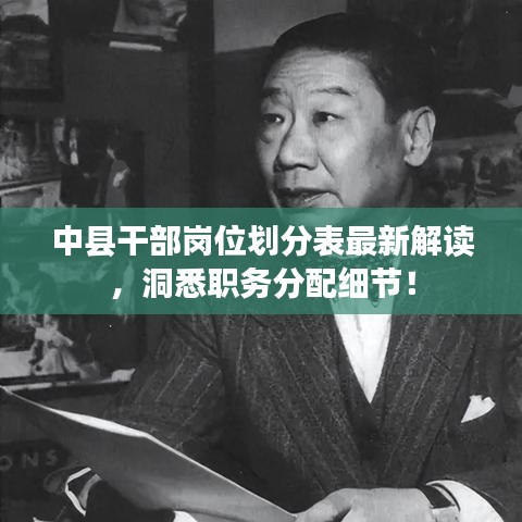 中县干部岗位划分表最新解读，洞悉职务分配细节！