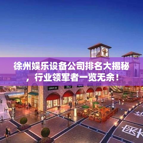 徐州娱乐设备公司排名大揭秘，行业领军者一览无余！