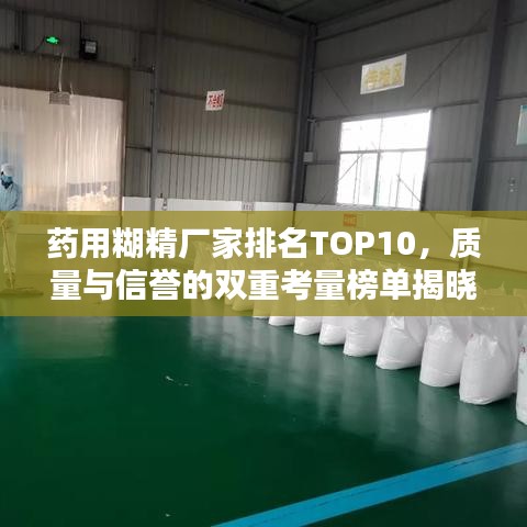 药用糊精厂家排名TOP10，质量与信誉的双重考量榜单揭晓！