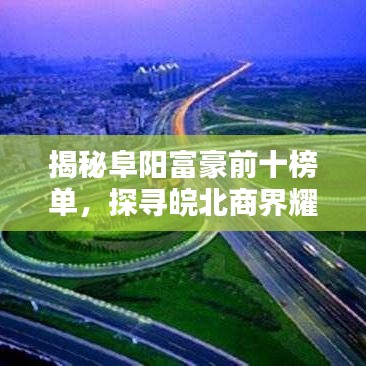 揭秘阜阳富豪前十榜单，探寻皖北商界耀眼之星