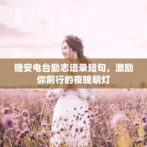 晚安电台励志语录短句，激励你前行的夜晚明灯