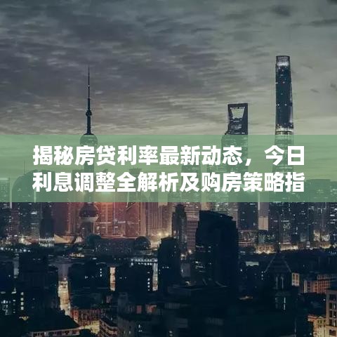 揭秘房贷利率最新动态，今日利息调整全解析及购房策略指南