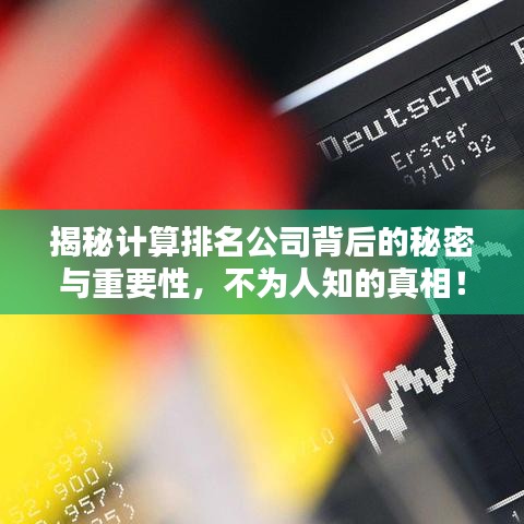 揭秘计算排名公司背后的秘密与重要性，不为人知的真相！
