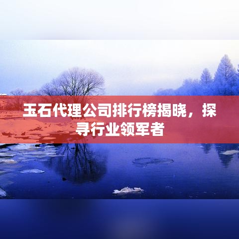 玉石代理公司排行榜揭晓，探寻行业领军者