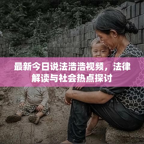 最新今日说法浩浩视频，法律解读与社会热点探讨