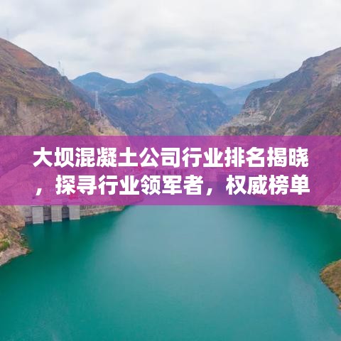 大坝混凝土公司行业排名揭晓，探寻行业领军者，权威榜单不容错过！