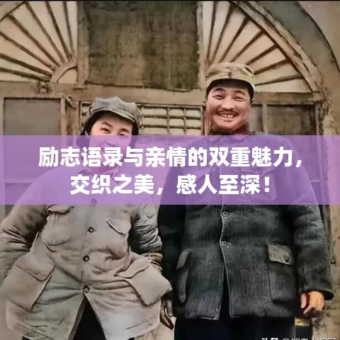 励志语录与亲情的双重魅力，交织之美，感人至深！