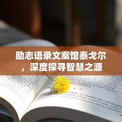 励志语录文案馆泰戈尔，深度探寻智慧之源
