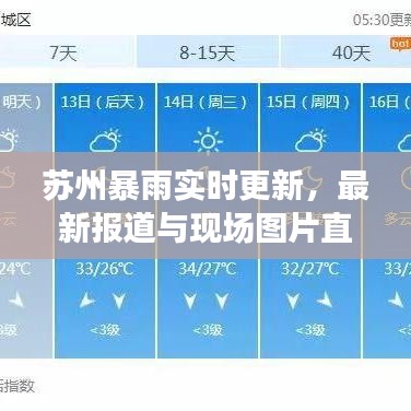 苏州暴雨实时更新，最新报道与现场图片直击