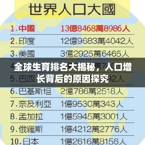 全球生育排名大揭秘，人口增长背后的原因探究