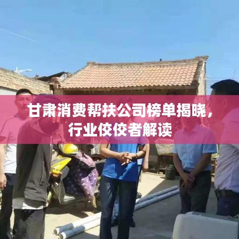 甘肃消费帮扶公司榜单揭晓，行业佼佼者解读