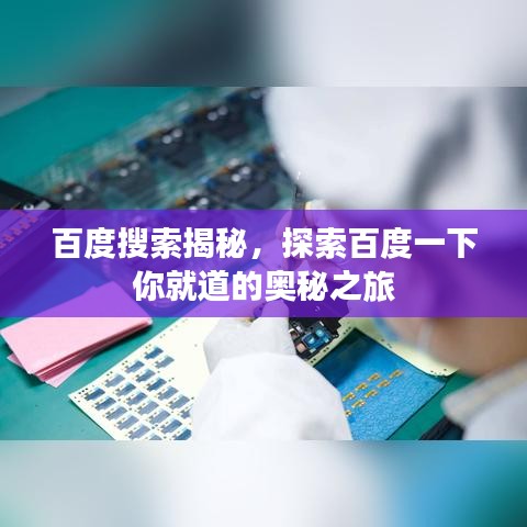 百度搜索揭秘，探索百度一下你就道的奥秘之旅