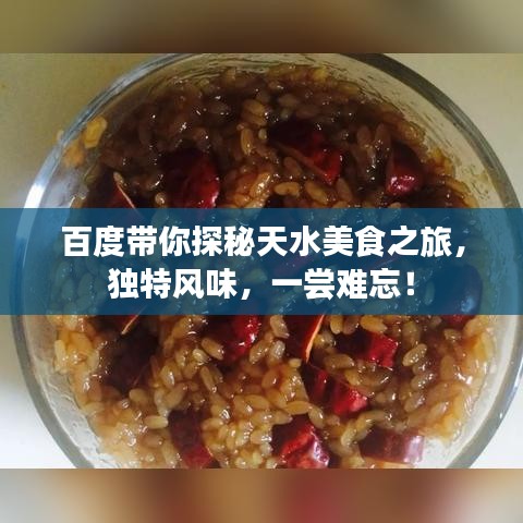 百度带你探秘天水美食之旅，独特风味，一尝难忘！