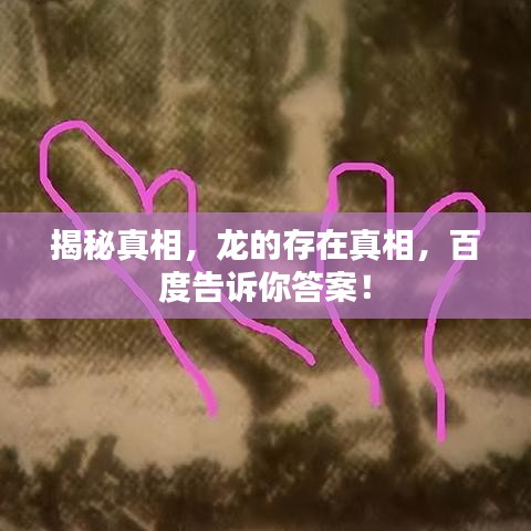 揭秘真相，龙的存在真相，百度告诉你答案！