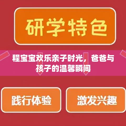 程宝宝欢乐亲子时光，爸爸与孩子的温馨瞬间