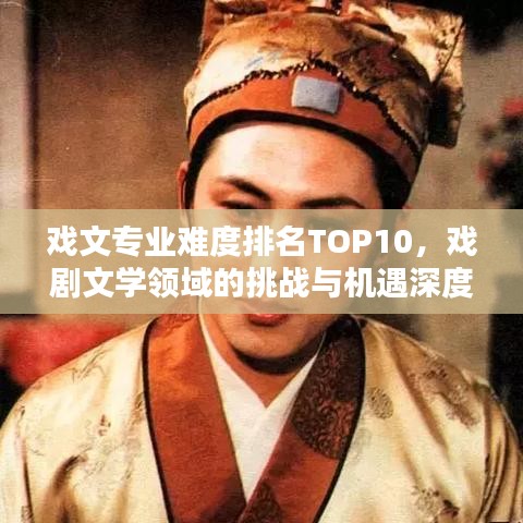 戏文专业难度排名TOP10，戏剧文学领域的挑战与机遇深度解析