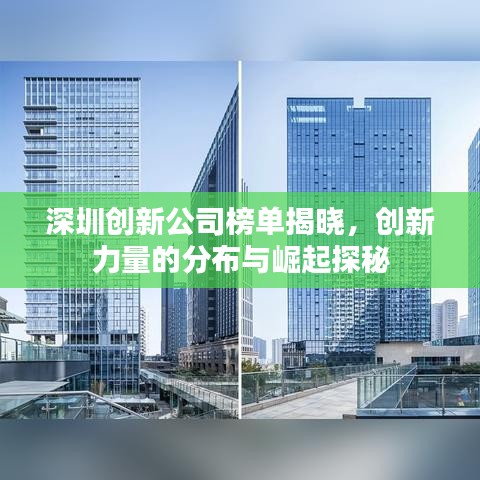 深圳创新公司榜单揭晓，创新力量的分布与崛起探秘