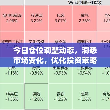 今日仓位调整动态，洞悉市场变化，优化投资策略最新消息