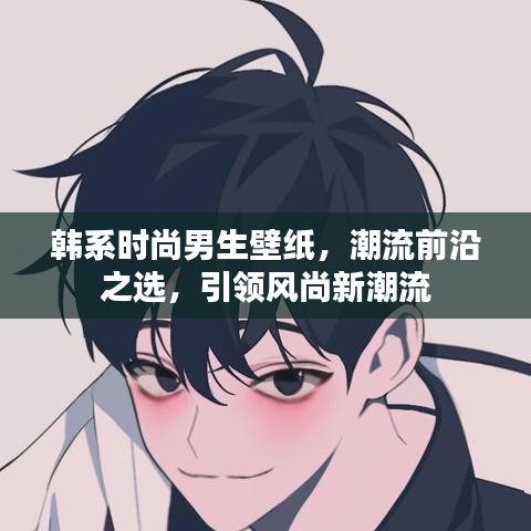 韩系时尚男生壁纸，潮流前沿之选，引领风尚新潮流