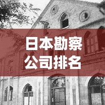 日本勘察公司排名大揭秘，行业领军企业的深度解析