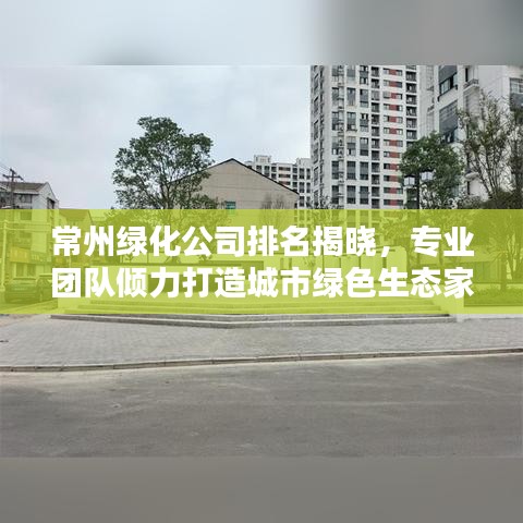 常州绿化公司排名揭晓，专业团队倾力打造城市绿色生态家园