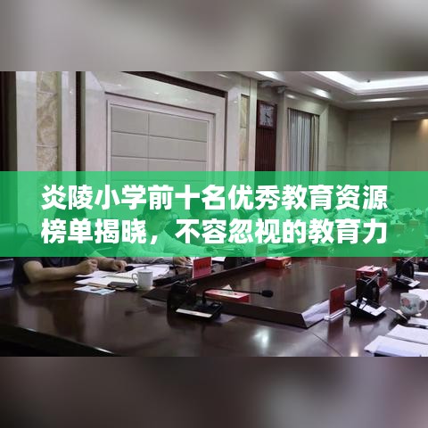 炎陵小学前十名优秀教育资源榜单揭晓，不容忽视的教育力量