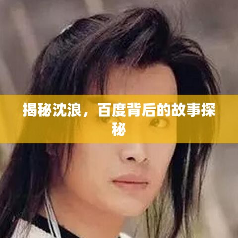 揭秘沈浪，百度背后的故事探秘