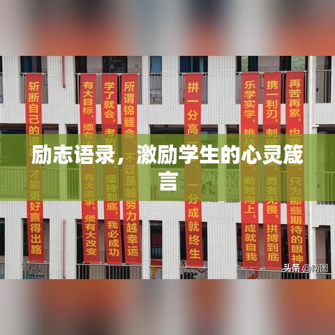 励志语录，激励学生的心灵箴言