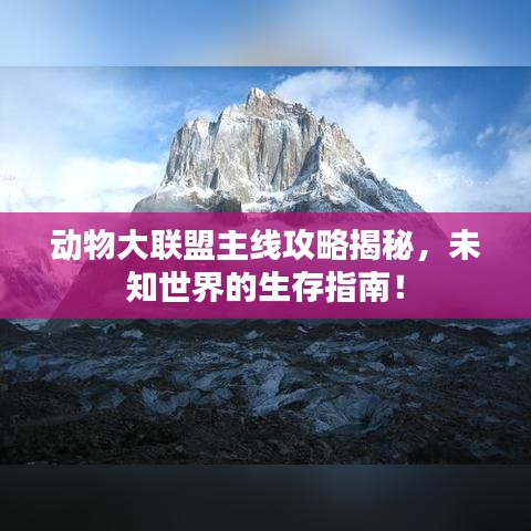 动物大联盟主线攻略揭秘，未知世界的生存指南！