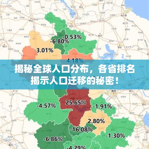 揭秘全球人口分布，各省排名揭示人口迁移的秘密！