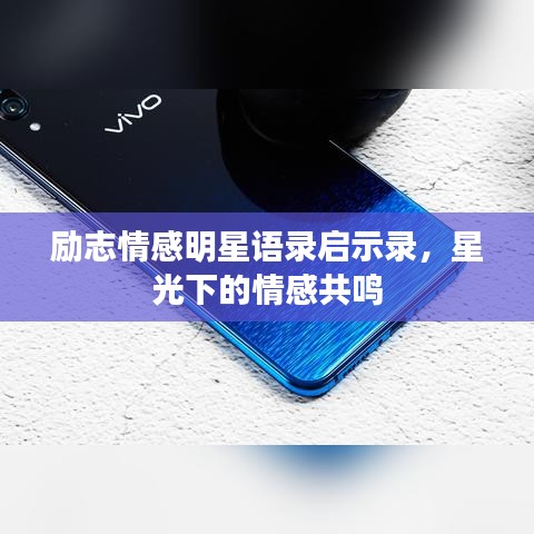 励志情感明星语录启示录，星光下的情感共鸣