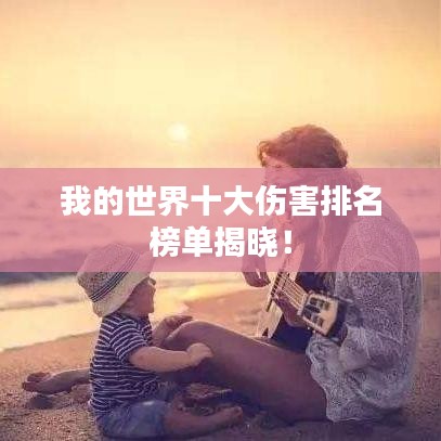 我的世界十大伤害排名榜单揭晓！