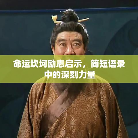 命运坎坷励志启示，简短语录中的深刻力量